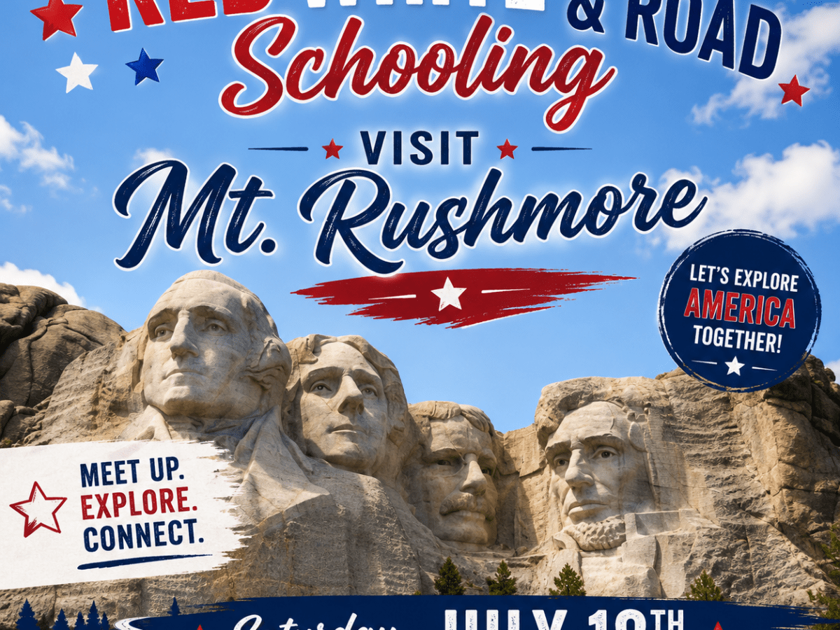 Red, White & Road Schooling Meet-Up: Mt. Rushmore Evening Lighting&nbsp;Ceremony